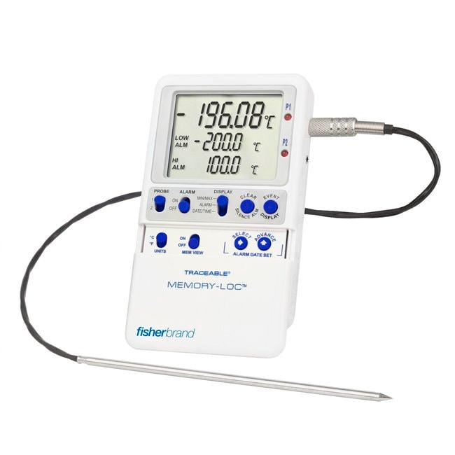 Memory-Loc&trade; Liquid Nitrogen Traceable&trade; DataLogger Thermometer