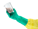 Solvex&trade; 37-675 Series Green Nitrile Immersion Gloves