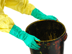 Solvex&trade; 37-675 Series Green Nitrile Immersion Gloves