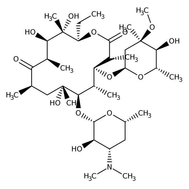 Erythromycin, &bsim;98%, MP Biomedicals&trade;