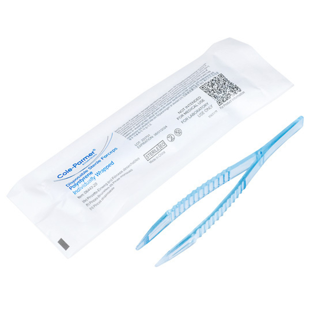 Essentials Disposable Plastic Lab Forceps