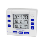 Traceable&trade; Digital Three-Channel Alarm Timer with Triple-Line LCD