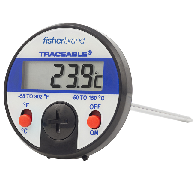 Digital Thermometers with Stainless-Steel Stem and 0.375 in. LCD Screen