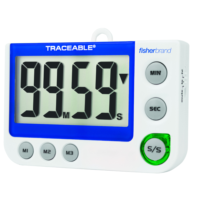 Traceable&trade; Flashing LED Alert Big-Digit Alarm Timer