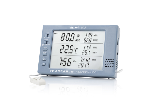 Memory-Loc&trade; Datalogging Traceable&trade; Hygrometer