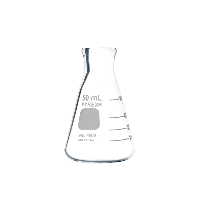 PYREX™ Narrow Mouth Heavy-Duty Glass Erlenmeyer Flask