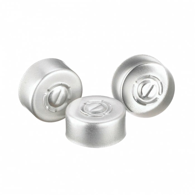 Wheaton&trade; Center Disc Tear-Out Aluminum Seals, Unlined