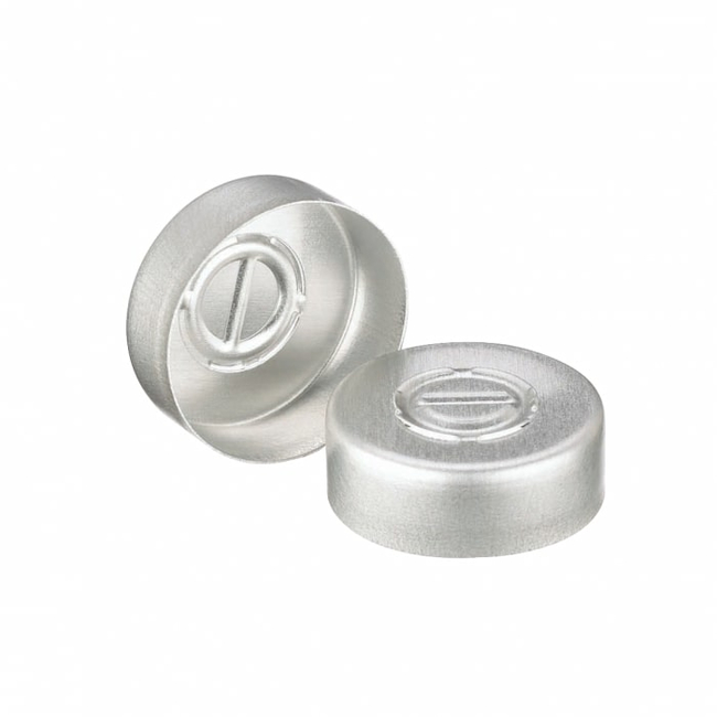 Wheaton&trade; Center Disc Tear-Out Aluminum Seals, Unlined