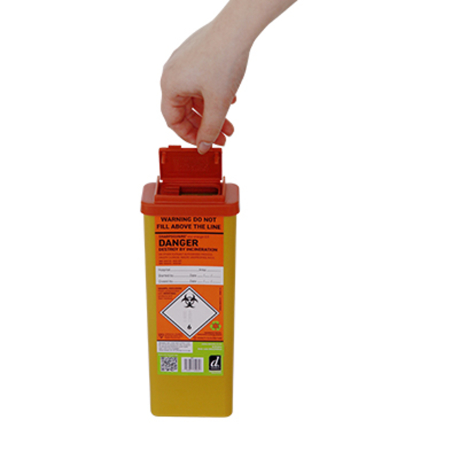 Eco Waste Container with Needle Remover