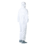 Tyvek&trade; 400 Hooded Coveralls with Skid-Resistant Boots