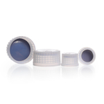 DURAN&trade; Premium Screw Cap, Colourless PFA, with PTFE-coated (Platinum cured) silicone cap liner