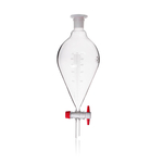 DURAN&trade; Separating Funnel, conical shape, with PTFE key
