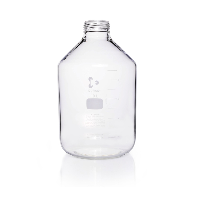 DURAN&trade; GLS 80&trade; Laboratory Bottle, Wide Mouth, Clear, GLS 80&trade; Thread, Graduated, Bottle Only