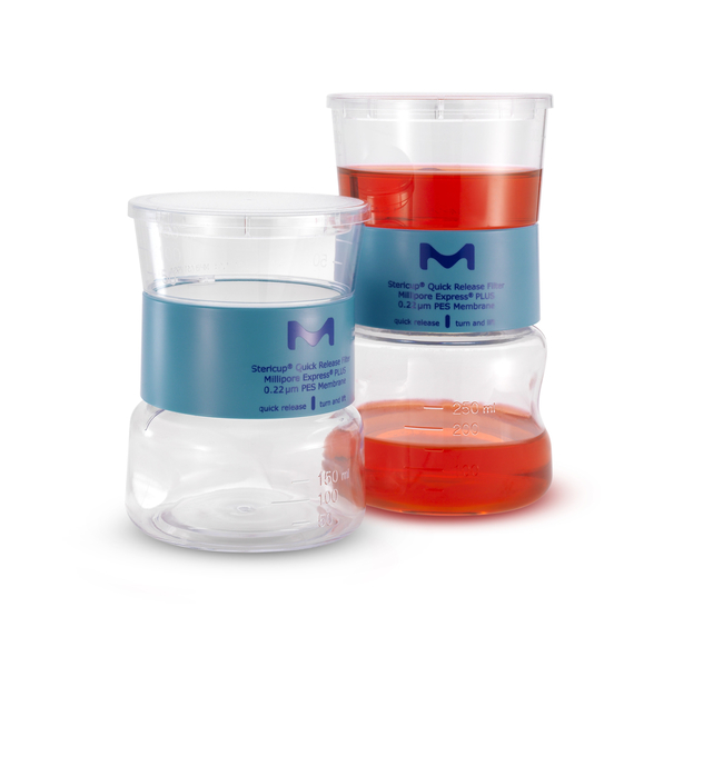 Stericup&trade; Quick Release-GP Sterile Vacuum Bottle Top Filtration Systems