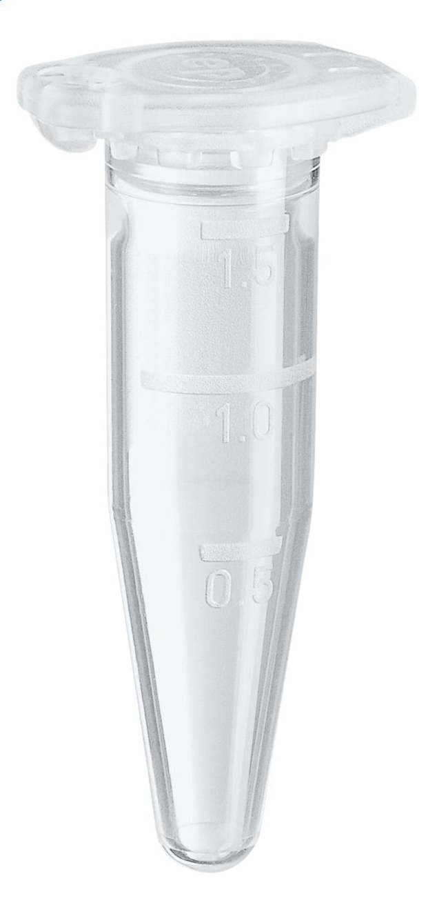 PCR Clean Colorless Safe-Lock Centrifuge Tubes