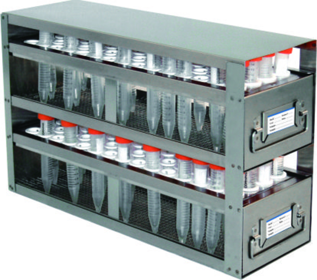 Upright ULT Freezer Drawer Racks for Centrifuge Tubes