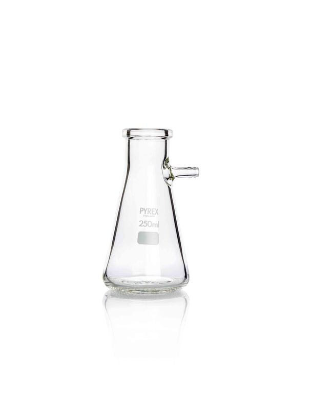 Pyrex™ Borosilicate Glass Vacuum Filter Flask with Side Arm
