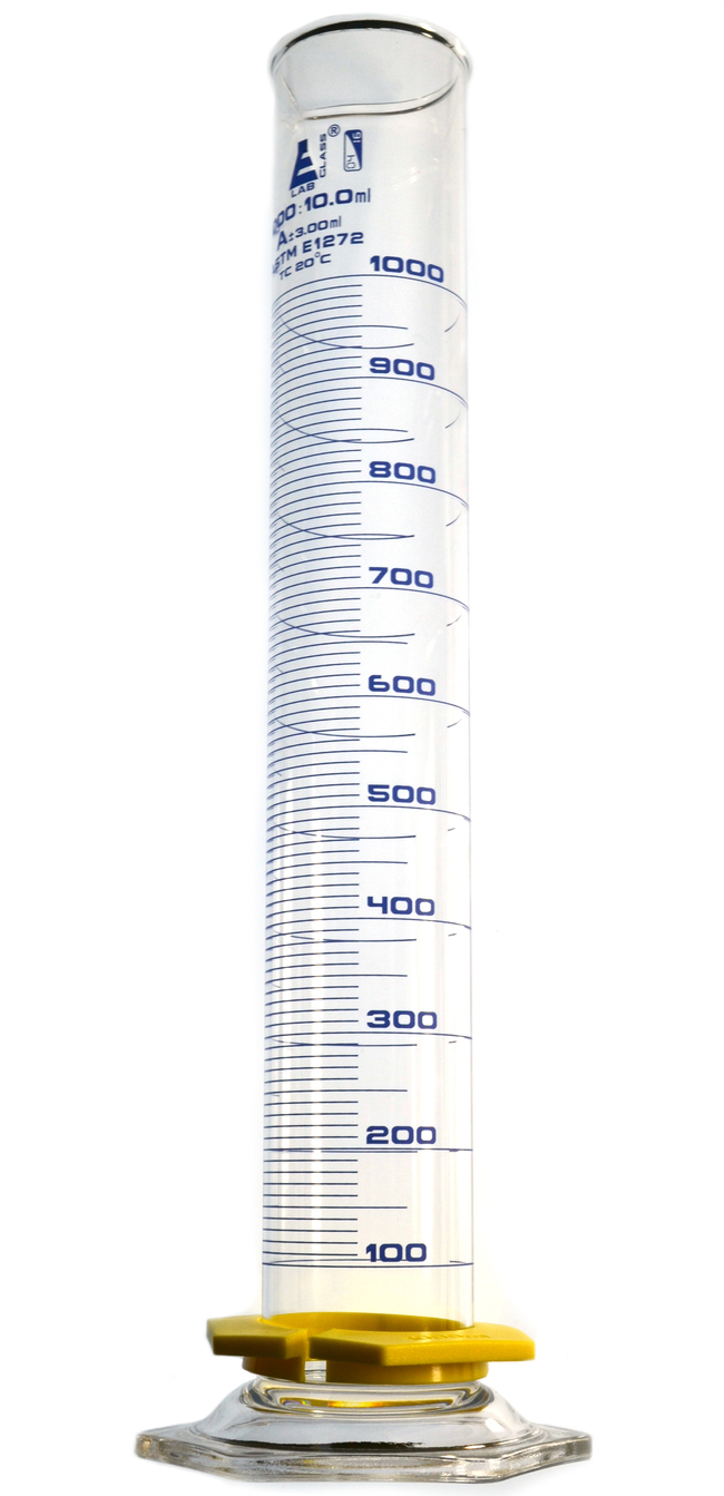 Class A Glass Graduated Cylinders, ASTM