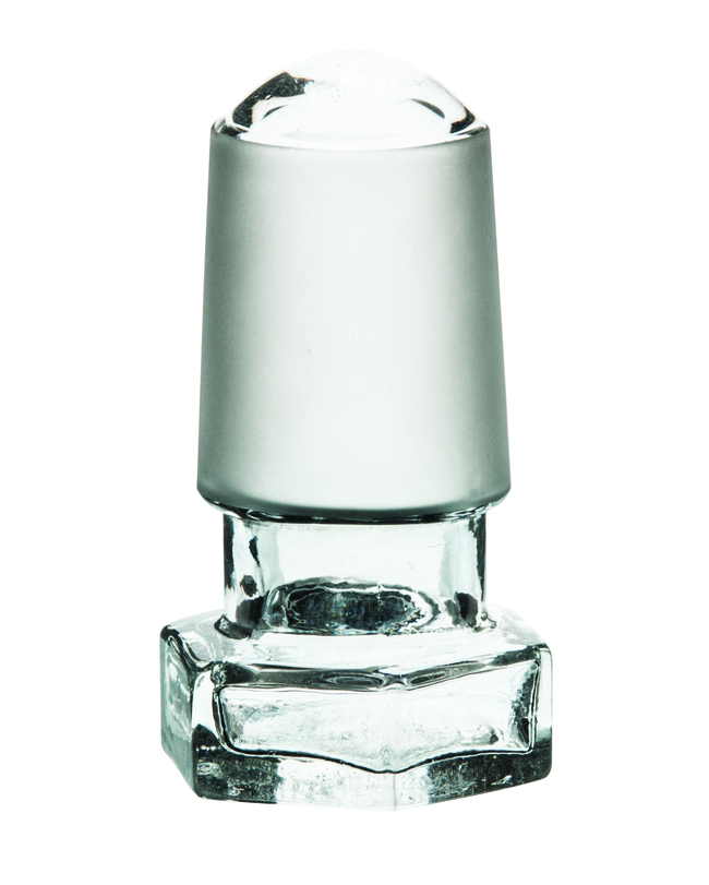 Hollow Glass Hexagonal Stoppers