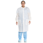 Kimtech&trade; A8 Lab Coats, Traditional Collar