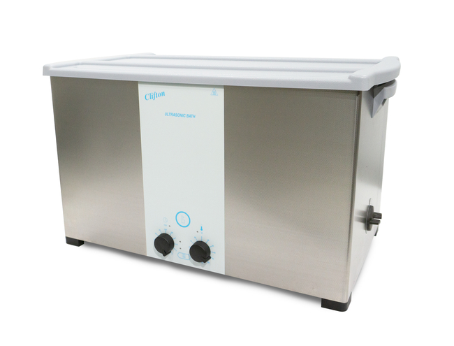 Heated Timed Ultrasonic Bath with Drain Outlet