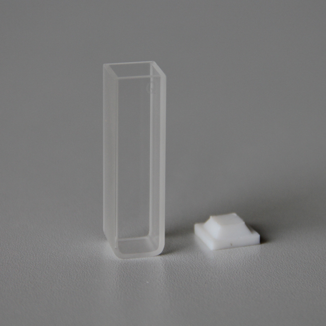 Absorption Quartz Semi Micro Rectangular Cells with PTFE Lid, w/PTFE lid