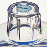 Nalgene&trade; Autoclavable Polypropylene Desiccators: Blue body with clear polycarbonate cover