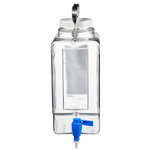 Nalgene&trade; Rectangular Polycarbonate Clearboy&trade; Carboy with Spigot