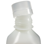 Nalgene&trade; Square Narrow-Mouth HDPE Bottles with Closure