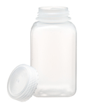 Nalgene&trade; Square Wide-Mouth PPCO Bottles with Closure