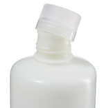 Nalgene&trade; Fluorinated Narrow-Mouth HDPE Bottles with Closure