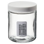 Certified Clean Clear Glass Straight-Sided Jars
