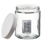 Certified Clean Clear Glass Straight-Sided Jars