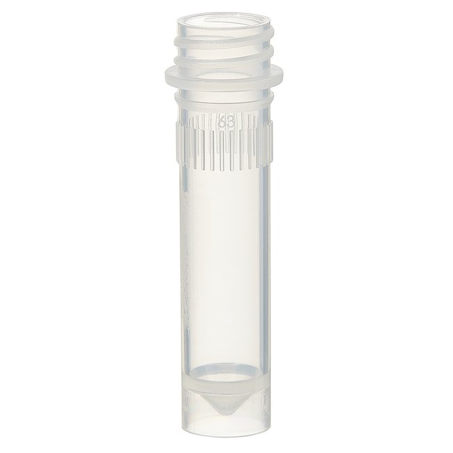 Nalgene&trade; Natural PPCO Micro Packaging Vials: Sterile, Bulk Pack