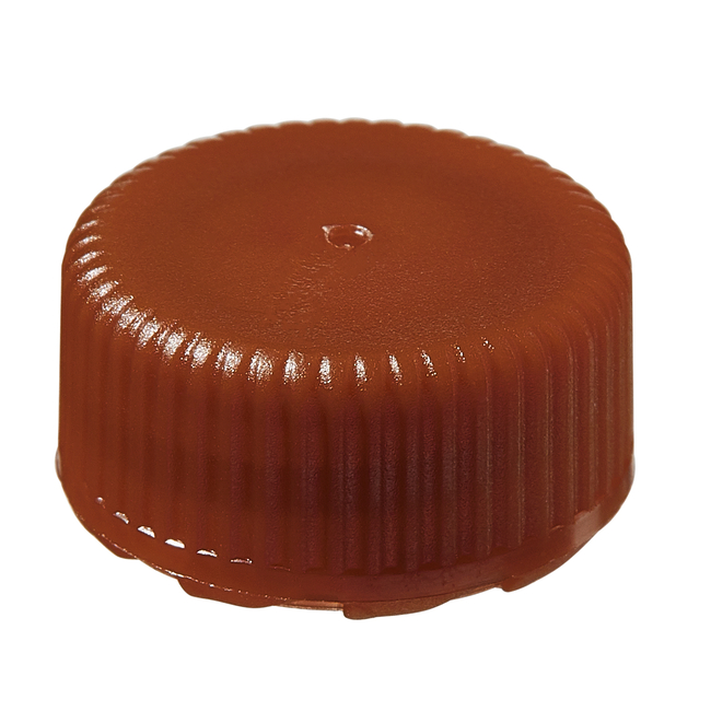 Nalgene&trade; PPCO Low-Profile Closures for Micro Packaging Vials: Sterile, Bulk Pack