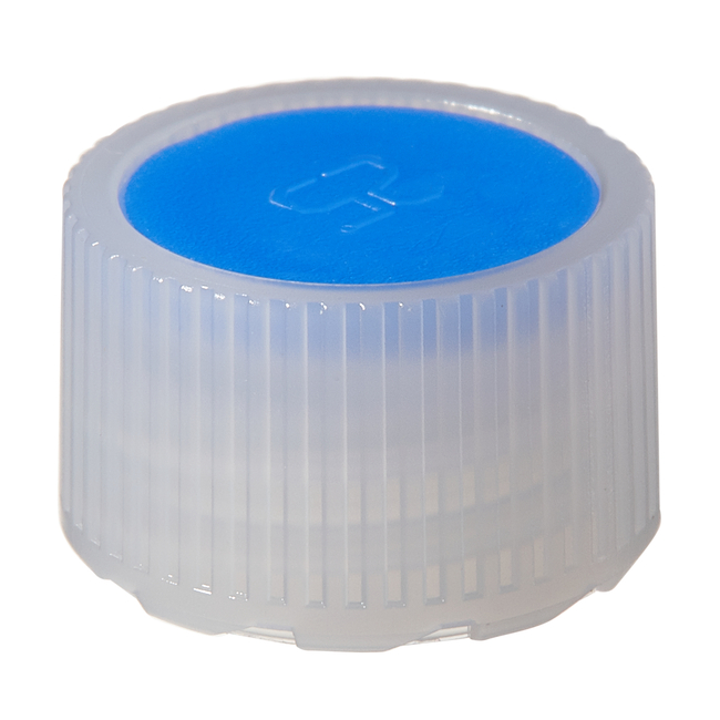 Nalgene&trade; HDPE High Profile Closures with Color Coders for Micro Packaging Vials: Sterile, Bulk Pack