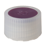 Nalgene&trade; HDPE High Profile Closures with Color Coders for Micro Packaging Vials: Sterile, Bulk Pack