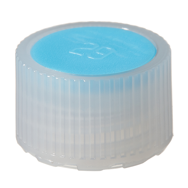 Nalgene&trade; HDPE High Profile Closures with Color Coders for Micro Packaging Vials: Sterile, Bulk Pack