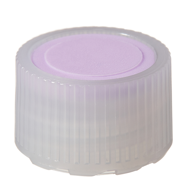 Nalgene&trade; HDPE High Profile Closures with Color Coders for Micro Packaging Vials: Sterile, Bulk Pack