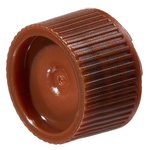 Nalgene&trade; PPCO Amber High Profile Closures with Color Coders for Micro Packaging Vials: Sterile, Bulk Pack