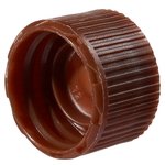 Nalgene&trade; PPCO Amber High Profile Closures with Color Coders for Micro Packaging Vials: Sterile, Bulk Pack