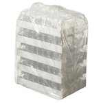 Nalgene&trade; Square PETG Media Bottles with Closure: Sterile, Shrink-Wrapped Trays