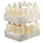 Nalgene&trade; Narrow-Mouth HDPE Packaging Bottles with Closure: Sterile, Shrink-Wrapped Trays
