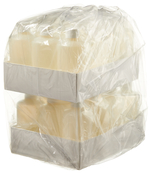 Nalgene&trade; Narrow-Mouth HDPE Packaging Bottles with Closure: Sterile, Shrink-Wrapped Trays