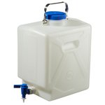 HDPE, Rectangular Carboy with Spigot