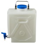 HDPE, Rectangular Carboy with Spigot