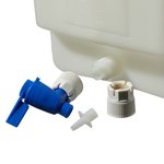 HDPE, Rectangular Carboy with Spigot