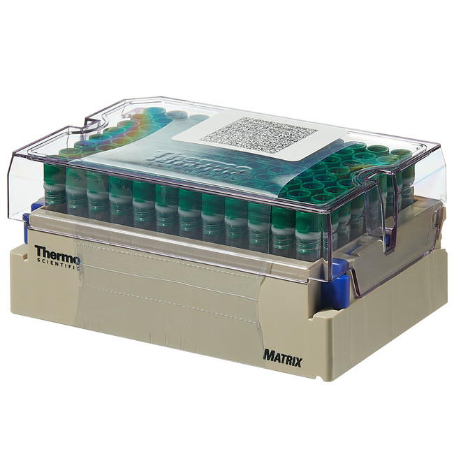 Matrix™ 1.0mL ScrewTop Tubes Green | Buy Online | www.fishersci.sg
