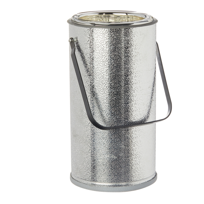 Lab Grade Cylindrical Dewar Flask with Aluminum Housing and Handle