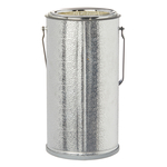 Lab Grade Cylindrical Dewar Flask with Aluminum Housing and Handle